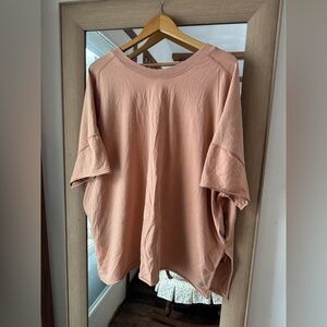 FP Movement by Free People Amber Glow Hot Shot Reversible Tee Small